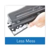 11-Sheet Commercial Adjustable Desktop Two- To Three-Hole Punch, 9/32" Holes, Black - Image 2