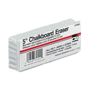 5-Inch Chalkboard Eraser, 5″ X 2″ X 1″