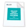 Deluxe Vinyl Project Folders, Letter Size, Clear, 50/box - Image 3