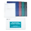 Deluxe Vinyl Project Folders, Letter Size, Clear, 50/box - Image 2