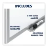 Classic Series Porcelain Magnetic Dry Erase Board, 72 x 48, White Surface, Silver Aluminum Frame - Image 3
