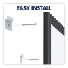 Classic Series Nano-Clean Dry Erase Board, 36 x 24, White Surface, Black Aluminum Frame - Image 2