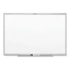 Classic Series Total Erase Dry Erase Boards, 60 x 36, White Surface, Silver Anodized Aluminum Frame