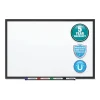 Classic Series Total Erase Dry Erase Boards, 72 x 48, White Surface, Black Aluminum Frame