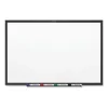 Classic Series Porcelain Magnetic Dry Erase Board, 60 x 36, White Surface, Black Aluminum Frame - Image 2