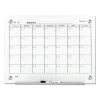 Infinity Magnetic Glass Calendar Board, One Month, 24 x 18, White Surface