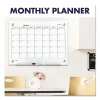 Infinity Magnetic Glass Calendar Board, One Month, 24 x 18, White Surface - Image 2