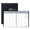 Recycled Two Year Monthly Planner with Expense Logs, 8.75 x 6.88, Black Cover, 24-Month (Jan to Dec): 2024 to 2025