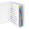 Sheet Protectors with Index Tabs, Assorted Color Tabs, 2″, 11 x 8.5, 8/Set - Image 2