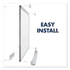 Prestige 2 DuraMax Magnetic Porcelain, 48 x 36, White Surface, Mahogany Fiberboard/Plastic Frame - Image 3