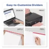 Print and Apply Index Maker Clear Label Dividers, 8-Tab, Color Tabs, 11 x 8.5, White, Contemporary Color Tabs, 25 Sets - Image 3
