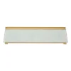 Glass Dry Erase Desktop Computer Pad, 18 x 6, Marble Surface - Image 2