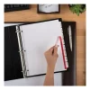 Print and Apply Index Maker Clear Label Dividers, 8-Tab, Color Tabs, 11 x 8.5, White, Contemporary Color Tabs, 25 Sets - Image 2