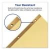 Preprinted Black Leather Tab Dividers w/Gold Reinforced Edge, 31-Tab, 1 to 31, 11 x 8.5, Buff, 1 Set - Image 3