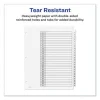 Customizable TOC Ready Index Black and White Dividers, 31-Tab, 1 to 31, 11 x 8.5, 1 Set - Image 3
