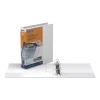 Quickfit D-Ring View Binder, 3 Rings, 1.5" Capacity, 11 X 8.5, White - Image 2