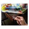 Restickable Mounting Tabs, Removable, Repositionable, Holds Up To 1 Lb (4 Tabs), 1 X 1, Clear, 18/pack - Image 3