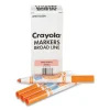 Broad Line Washable Markers, Broad Bullet Tip, Orange, 12/box - Image 2