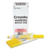 Broad Line Washable Markers, Broad Bullet Tip, Yellow, 12/box - Image 2