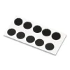 Sticky-Back Fasteners, Removable Adhesive, 0.75″ Dia, Black, 200/box - Image 3