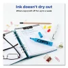 Hi-Liter Desk-Style Highlighters, Fluorescent Blue Ink, Chisel Tip, Blue/black Barrel, Dozen - Image 2
