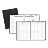 Two-Person Group Daily Appointment Book, 11 x 8, Black Cover, 12-Month (Jan to Dec): 2024
