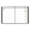 Recycled Weekly Vertical-Column Format Appointment Book, 11 x 8.25, Black Cover, 12-Month (Jan to Dec): 2024 - Image 2