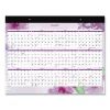 Beautiful Day Desk Pad Calendar, Floral Artwork, 21.75 x 17, Assorted Color Sheets, Black Binding, 12-Month (Jan-Dec): 2024