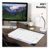 Desk Pad, 22 x 17, White Sheets, Black Binding, Black Corners, 12-Month (Jan to Dec): 2024 - Image 2