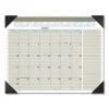 Executive Monthly Desk Pad Calendar, 22 x 17, White Sheets, Black Corners, 12-Month (Jan to Dec): 2024