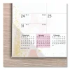 Watercolors Monthly Desk Pad Calendar, Watercolor Artwork, 17.75 x 11, White Sheets, Purple Binding, 12-Month (Jan-Dec): 2024 - Image 2