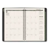 Recycled Weekly Block Format Appointment Book, 8.5 x 5.5, Black Cover, 12-Month (Jan to Dec): 2024 - Image 2
