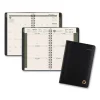 Recycled Weekly Block Format Appointment Book, 8.5 x 5.5, Black Cover, 12-Month (Jan to Dec): 2024