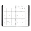 Contemporary Weekly/Monthly Planner, Open-Block Format, 8.5 x 5.5, Graphite Cover, 12-Month (Jan to Dec): 2024 - Image 3