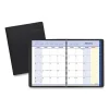 QuickNotes Monthly Planner, 11 x 8.25, Black Cover, 12-Month (Jan to Dec): 2024