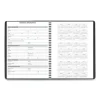 Weekly Appointment Book, 11 x 8.25, Black Cover, 14-Month (July to Aug): 2023 to 2024 - Image 3
