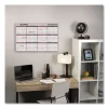 Vertical/Horizontal Erasable Quarterly/Monthly Wall Planner, 24 x 36, White/Black/Red Sheets, 12-Month (Jan to Dec): 2023