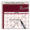 Reversible Horizontal Erasable Wall Planner, 48 x 32, Assorted Sheet Colors, 12-Month (Jan to Dec): 2024 - Image 2