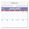 Monthly Wall Calendar with Ruled Daily Blocks, 20 x 30, White Sheets, 12-Month (Jan to Dec): 2024 - Image 2