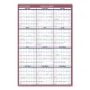 Vertical/Horizontal Wall Calendar, 24 x 36, White/Blue/Red Sheets, 12-Month (Jan to Dec): 2024 - Image 2