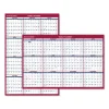 Erasable Vertical/Horizontal Wall Planner, 32 x 48, White/Blue/Red Sheets, 12-Month (Jan to Dec): 2024