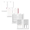 Two-Color Desk Calendar Refill, 3.5 x 6, White Sheets, 12-Month (Jan to Dec): 2024 - Image 3