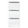 Three-Month Reference Wall Calendar, Contemporary Artwork/Formatting, 12 x 27, White Sheets, 15-Month (Dec-Feb): 2023 to 2025
