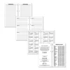 Large Desk Calendar Refill, 4.5 x 8, White Sheets, 12-Month (Jan to Dec): 2024 - Image 2