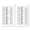 Desk Calendar Recycled Refill, 3.5 x 6, White Sheets, 12-Month (Jan to Dec): 2024 - Image 2