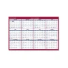Erasable Vertical/Horizontal Wall Planner, 32 x 48, White/Blue/Red Sheets, 12-Month (Jan to Dec): 2024 - Image 2