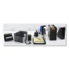 Urban Collection Punched Metal Magazine File, 3.5 x 10 x 11.5, Black - Image 3