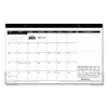 Contemporary Monthly Desk Pad, 18 x 11, White Sheets, Black Binding/Corners,12-Month (Jan to Dec): 2024 - Image 3