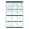 Vertical Erasable Wall Planner, 24 x 36, White/Green Sheets, 12-Month (Jan to Dec): 2023 - Image 2