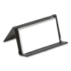 One Compartment Business Card Holder, Holds 50 Cards, 3.07 X 0.15 X 4.4, Metal, Black - Image 2
